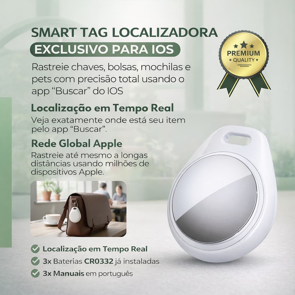Benefícios do rastreador Coisas de Pai